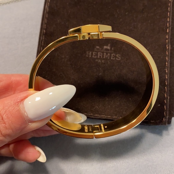 ❣️SOLD❣️ Hermès Clic-H Bracelet - PM - Picture 7 of 8